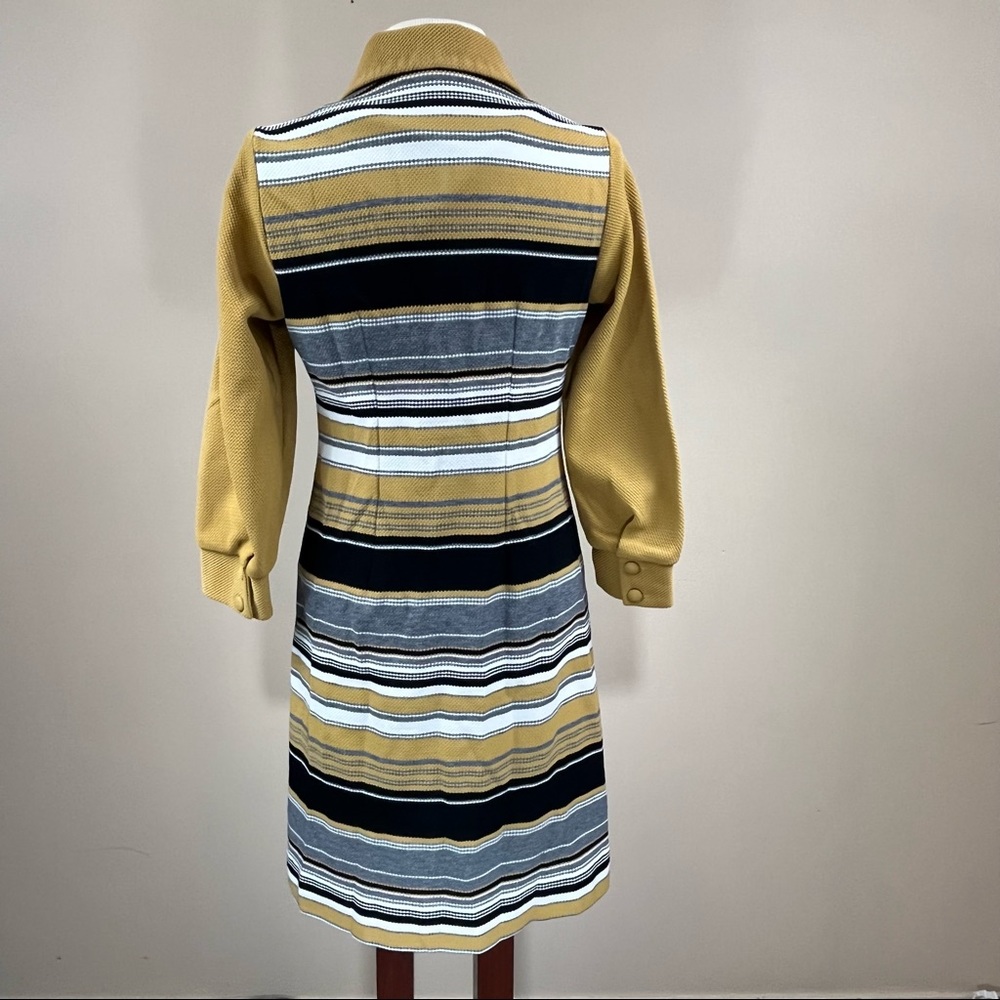 Vintage | Striped Long Sleeved Vintage Dress - Picture 6 of 6